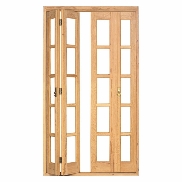 Porta Sacada em Eucalipto ref:. PE641Q Caixilho Pantográfico V. Quadriculado  