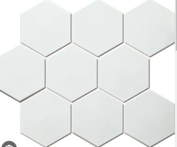 Pastilha de Vidro ref:. Vista Hex Artic