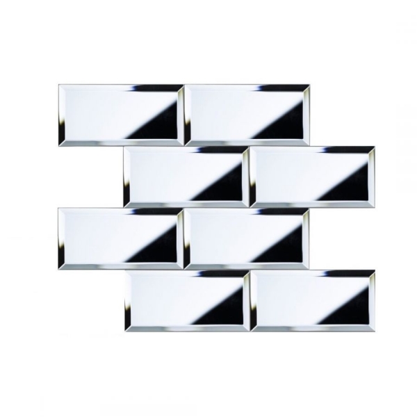 Pastilha de Vidro ref:. Mirror Silver