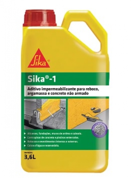 Aditivo Sika -1 3,6lt