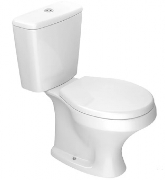 Conj. 02 peças Vaso Acoplado Ravena 3/6Lt Branco 